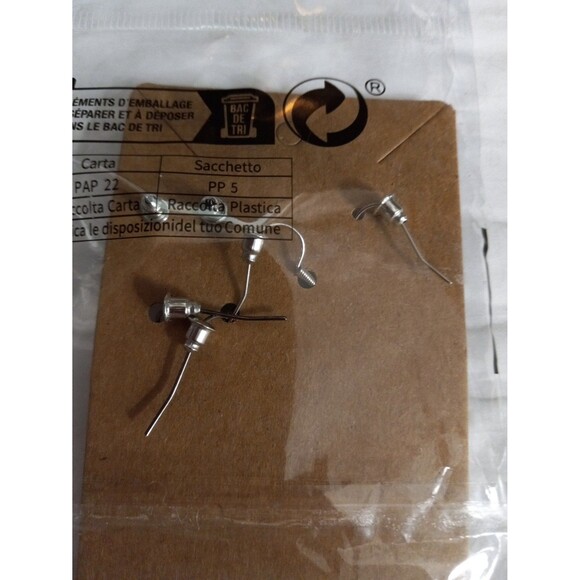 Halloween Earrings Set of 3 Ghost Studs Iridescent Dangle Bats & Rhinestone Boo - Picture 5 of 5